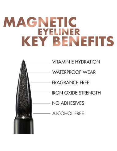 Kit de Pestañas Magnéticas Sassy MoxieLash - Delineador Líquido Mini