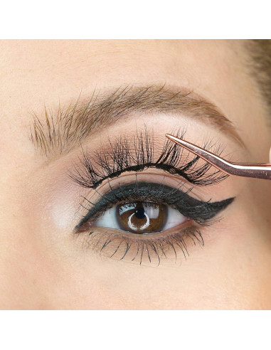 Kit de Pestañas Magnéticas Sassy MoxieLash - Delineador Líquido Mini