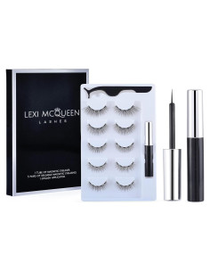 Pestañas Magnéticas Lexi McQueen con Delineador - 5 Pares