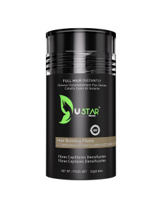 Fibras Capilares Ustar 12g para Cabello Ralo - Marrón Claro