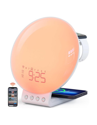 Reloj Despertador Inteligente Dekala con Carga Inalámbrica