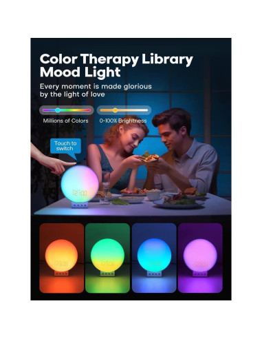 Reloj Despertador Inteligente Dekala con Carga Inalámbrica