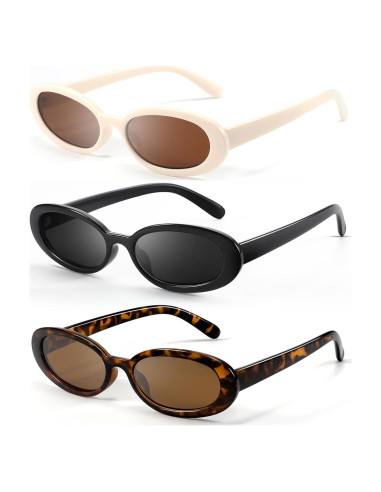 Gafas de sol retro ovaladas DANAMY con protección UV400