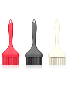 Brocha de Silicona Grande Lohepon Set de 3 Colores 21x9cm