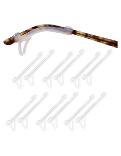 Mangas de agarre para gafas - Silicona antideslizante 6 pares