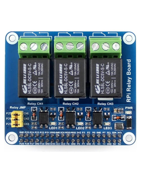 Módulo de Relé de Alimentación Waveshare para Raspberry Pi