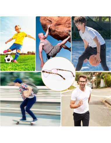 Mangas de agarre para gafas TOPOPTIC 6 pares antideslizantes