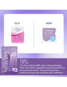 Tiras de Cera ZYQTQZ 60 Unidades - Depilación Cuerpo y Cara 2