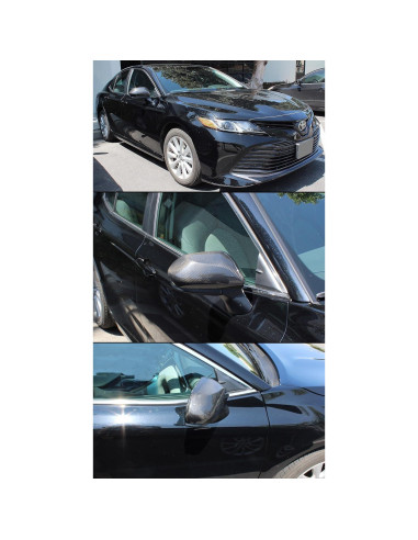 Cubiertas de Espejo Lateral de Fibra de Carbono Cuztom Tuning Toyota Camry 2018-2021