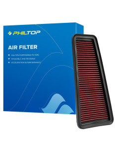 Filtro de Aire PHILTOP CA9683 Lavable para Hilux, Tacoma, Prado