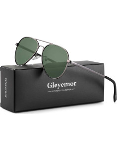 Gafas de Sol Aviador Gleyemor 52mm Polarizadas Unisex 2