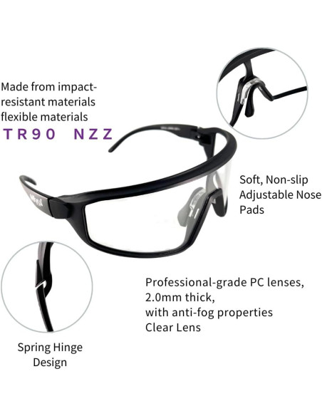 Gafas de Tiro Antivaho MIYUI JAPAN Balísticas Seguridad