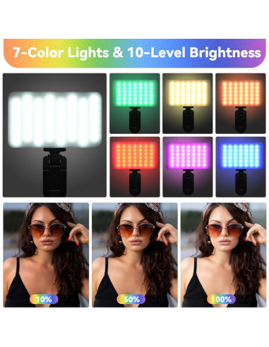 Luz de Conferencia LED Recargable LDGHO KDD001 para Video