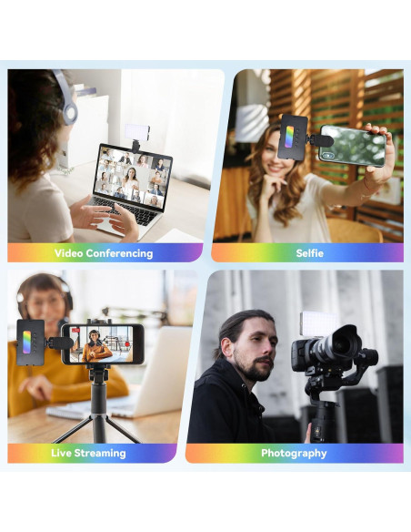 Luz de Conferencia LED Recargable LDGHO KDD001 para Video