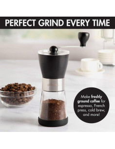 Molino de Café Manual Primula - Acero Inoxidable y Cerámica 2