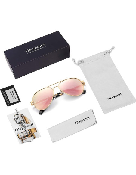 Gafas de Sol Aviador Gleyemor 52mm Polarizadas Unisex