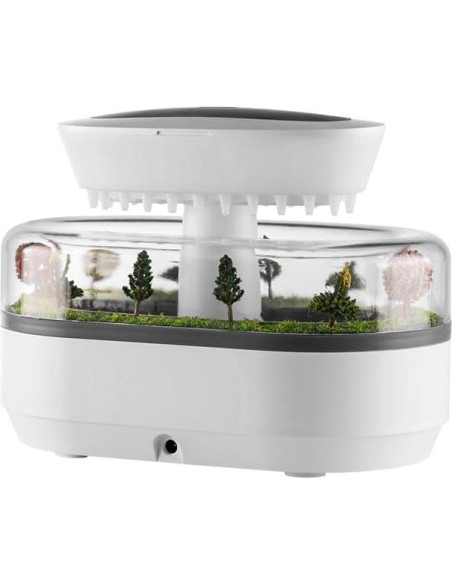 Difusor de Aceite Esencial hwnguJ 250ml con Ruido Blanco y LED