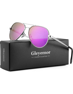 Gafas de Sol Aviador Gleyemor 52mm Polarizadas Unisex 2