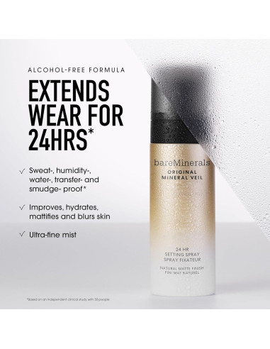 bareMinerals Fijador Mineral Veil Spray 159g - Acabado Mate