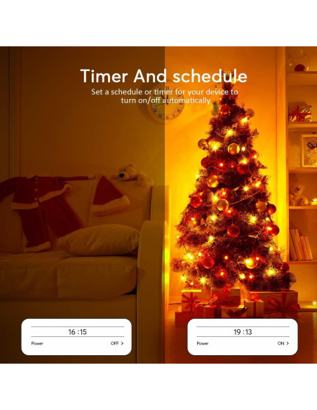 Protector de Sobretensión WiFi POWSAV 8 Salidas USB Control Voz
