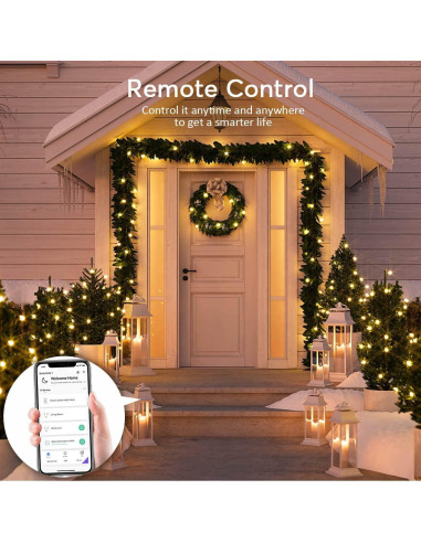 Protector de Sobretensión WiFi POWSAV 8 Salidas USB Control Voz