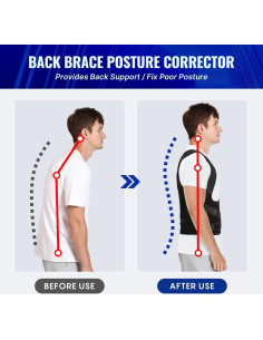 Corrector de Postura Fit Geno Ajustable para Espalda - Pequeño 2