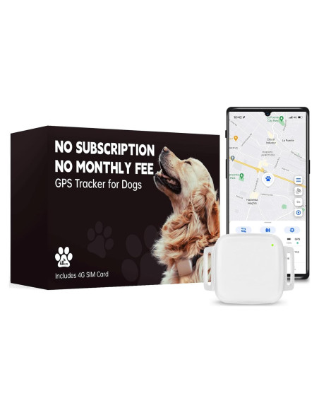 Rastreador GPS para Perros VITALGLOW X05, Sin Suscripción, Inalámbrico