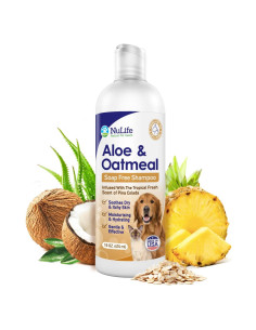 Champú Hipoalergénico para Perros NuLife 500ml Aloe Vera y Avena