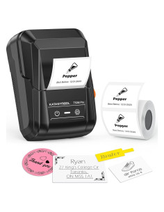 SUPVAN T50M Pro Etiquetadora Bluetooth Mini 1.9-5.1 cm Negra