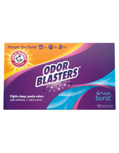 Hojas para Secadora Arm & Hammer Fresh Burst 80 Unidades