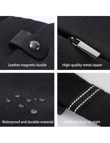 Bolsa de Hombro Cruzada Antirrobo VADOO Unisex 29.8x19.1cm