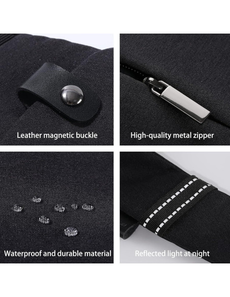 Bolsa de Hombro Cruzada Antirrobo VADOO Unisex 29.8x19.1cm