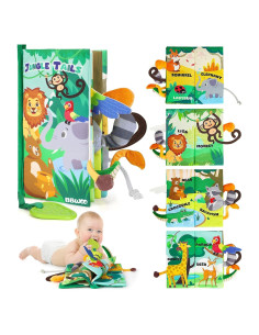 Libro Suave Sensorial para Bebés - Juguete Educativo 0-12 Meses