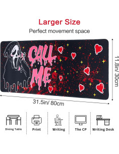 Alfombrilla de Ratón Gaming Grande BOHJPIS 80x30cm Antideslizante 2