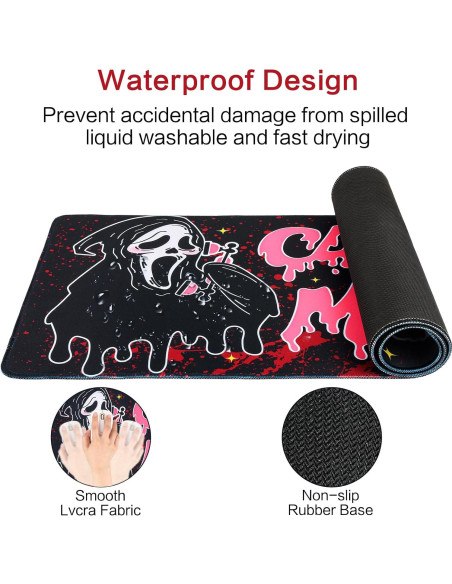 Alfombrilla de Ratón Gaming Grande BOHJPIS 80x30cm Antideslizante