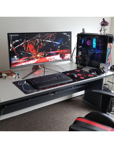 Alfombrilla de Ratón Gaming Grande BOHJPIS 80x30cm Antideslizante