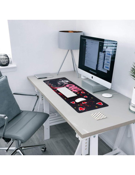 Alfombrilla de Ratón Gaming Grande BOHJPIS 80x30cm Antideslizante