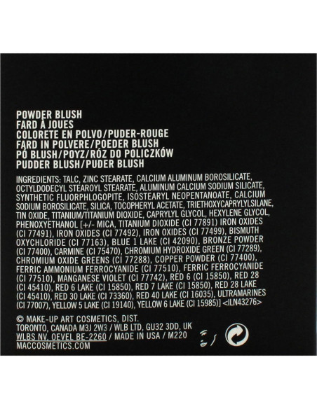 Rubor en Polvo MAC Mocha 22.68g - Para Piel Normal