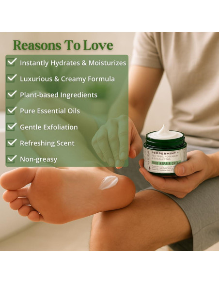 Crema hidratante para pies Natural Escapes 118 ml - Talones agrietados