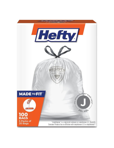 Bolsas de Basura Hefty Tamaño J 12 Galones 100 Unidades