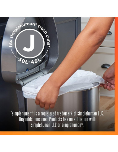 Bolsas de Basura Hefty Tamaño J 12 Galones 100 Unidades