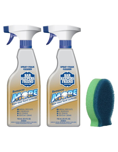 Limpiador Multiusos Bar Keepers Friend MORE Spray + Foam 2x750ml