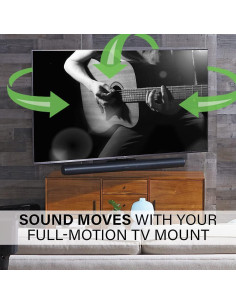 Soporte de Barra de Sonido Sanus WSSATM1 para Sonos Arc - Ajustable 2