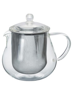 Tetera de Vidrio Hario CHC-45T con Filtro Acero 450ml