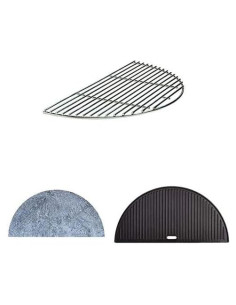 Superficie de Cocción Kamado Joe de Hierro Fundido y Piedra