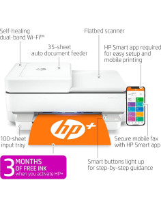 Impresora Inalámbrica HP ENVY 6455e Todo-en-Uno Color 2