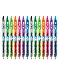 Bolígrafo de Gel Pilot B2P Colors Reciclado 14 Unidades