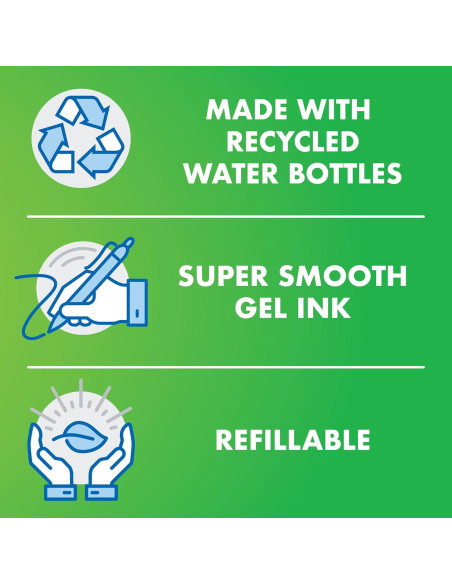 Bolígrafo de Gel Pilot B2P Colors Reciclado 14 Unidades