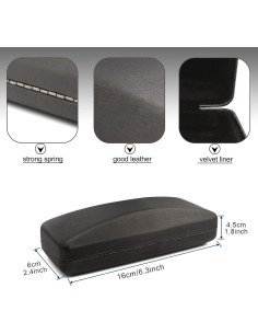 Estuche Duro para Gafas SMARTTOP - Protección y Paño de Limpieza 2