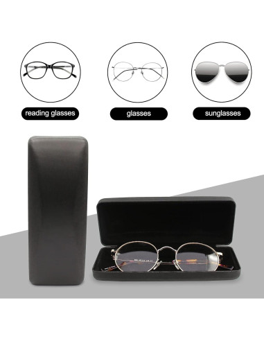 Estuche Duro para Gafas SMARTTOP - Protección y Paño de Limpieza